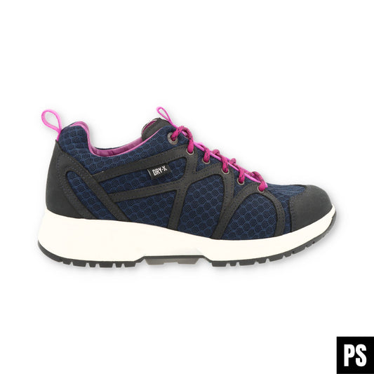 Xsensible Stockholm Women Navy lila Hiking Walking Outdoor Damenschuh Gesunder Rücken Schuh