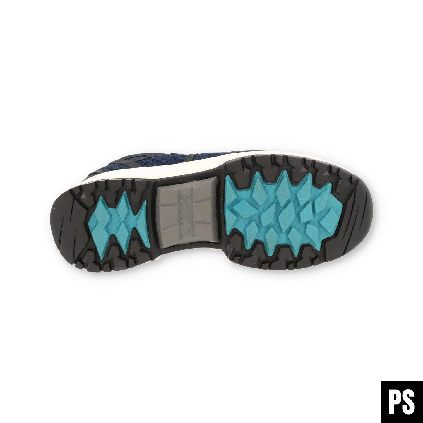 Xsensible Stockholm Women Navy lila Hiking Walking Outdoor Damenschuh Gesunder Rücken Schuh