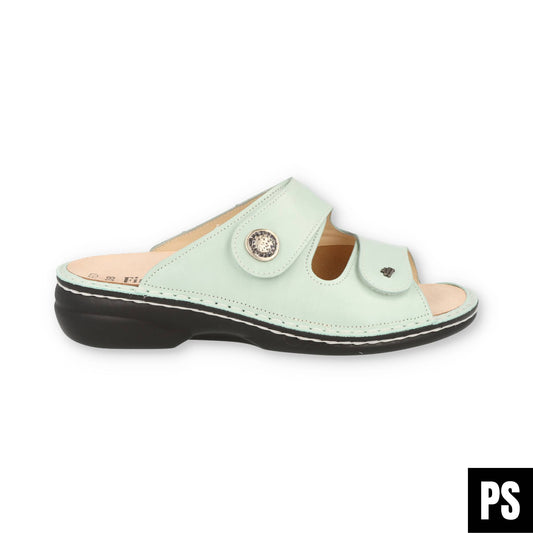 Finn Comfort Zeno Poncho Stretch Mint Icegreen Damen Pantolette