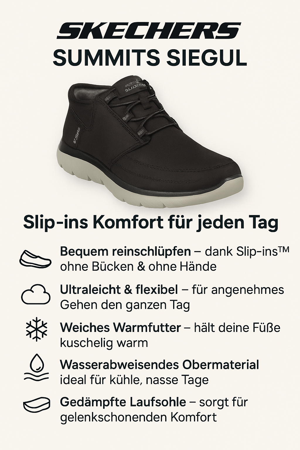 SLIP INS - KOMFORT FÜR JEDEN TAG - Summits Siegul