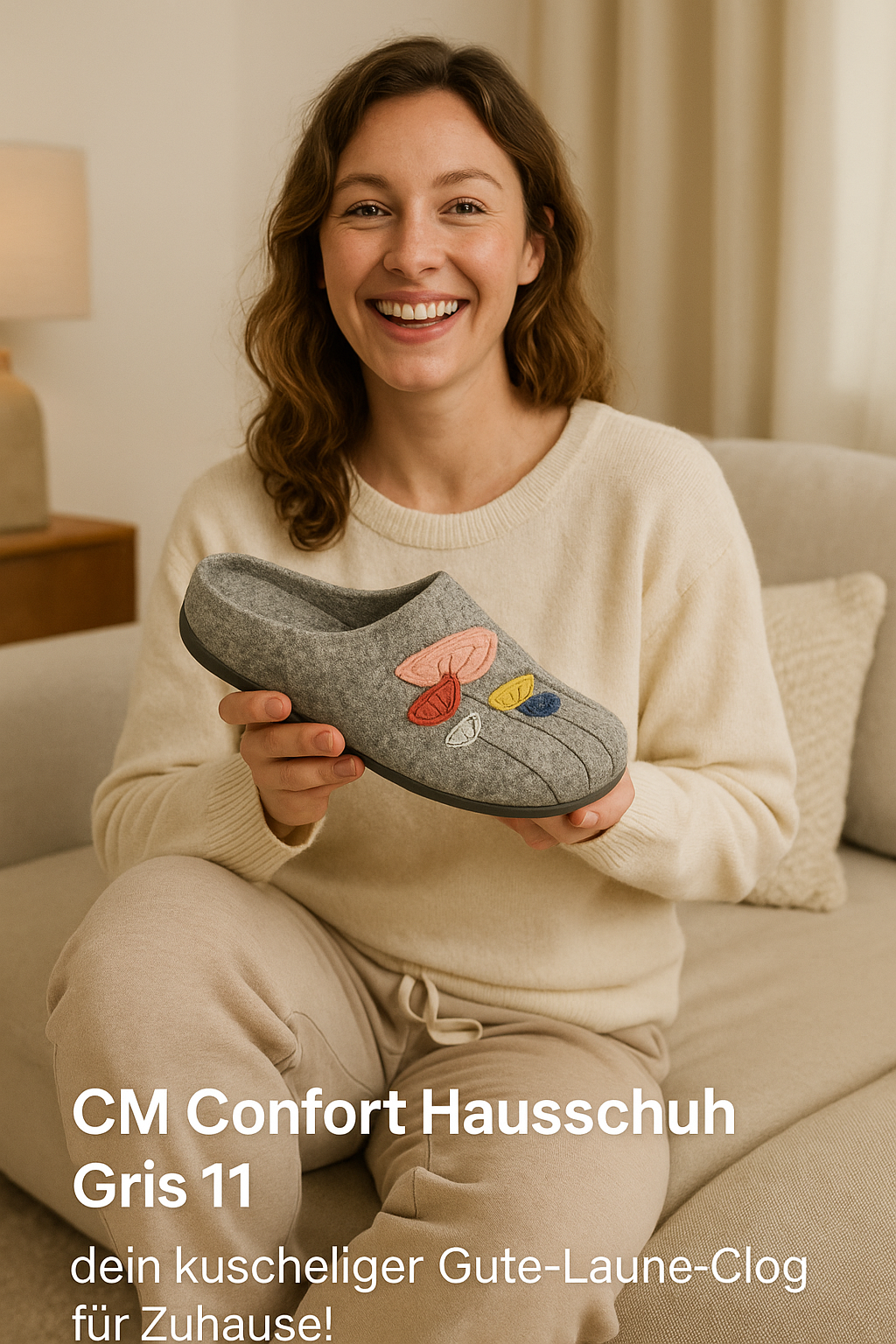 HAUSSCHUH PANTOFFEL - GRIS 11