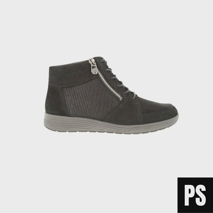 Ganter Sensitive Klara schwarz Softnubuk Damen Stiefelette