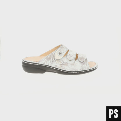 Finn Comfort Kos Savanne Agra Dune Hielo Damen Pantolette
