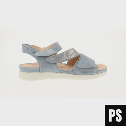 Hartjes Breeze Sandale Heaven-Aqua Damen Wechselfußbett nachhaltig produziert