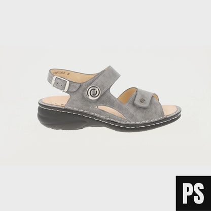 Finn Comfort Denia Grey Monroe Damen Sandalette