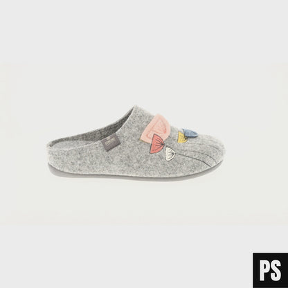 HAUSSCHUH PANTOFFEL - GRIS 11